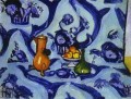 Blue TableCloth abstract fauvism Henri Matisse modern decor still life